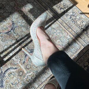 Badgley Mischka Weslee Crystal Embellished Evening Shoe